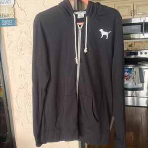 Victoria's Secret Pink Black Hoodie